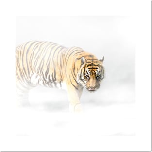 Tiger Animal Feline Wild Life Jungle Nature Freedom Travel Africa Digital Painting Posters and Art